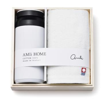 AMIi HOME　ボトル(WH)＆タオル