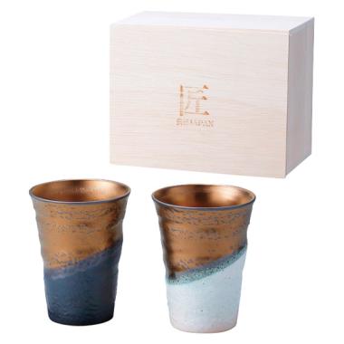 煌き　ペアビアーカップ（木箱入）