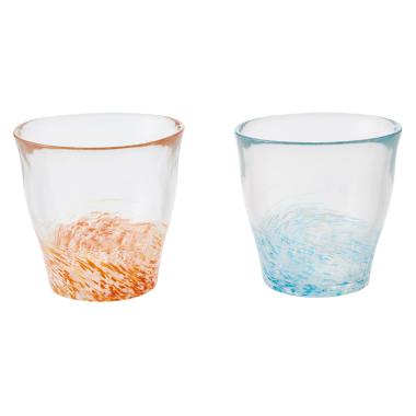 びーどろ舘　ロックグラスペア