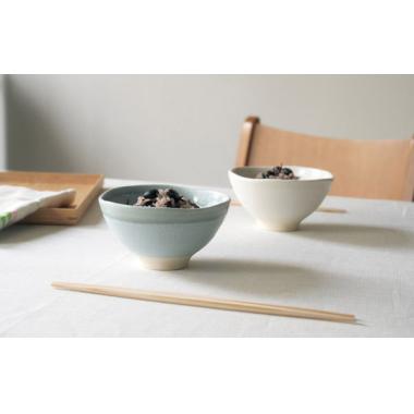 くすみ茶碗WH×GY