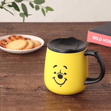 くまのプーさん　Ｄ－ＷＰ３３　フタ付ステンレスマグ