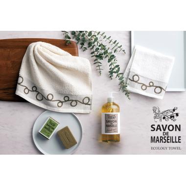 サボン・ド・マルセイユ　ハンドタオル＆ソープセット