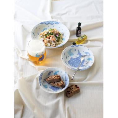 波間の甚兵衛　薄グラス