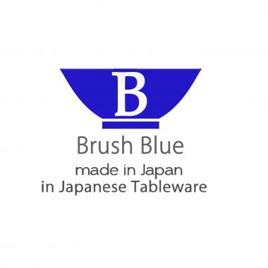 Brush Blue　筆青　点打サラダめん鉢